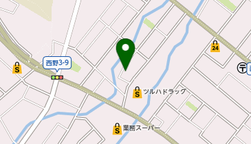 西野中央会館の地図画像