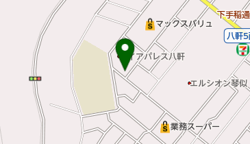 リーベル英会話教室本部の地図画像