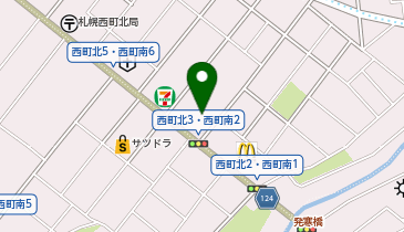アウディ札幌西の地図画像