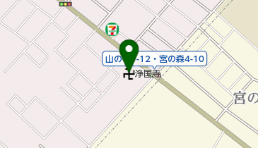 浄国寺の地図画像