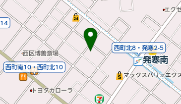 琴似砂利工業株式会社の地図画像