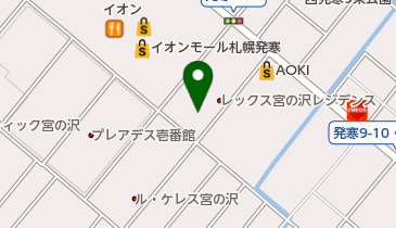 株式会社北海道朝日航洋の地図画像