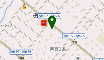 ピザーラ札幌西店の地図画像