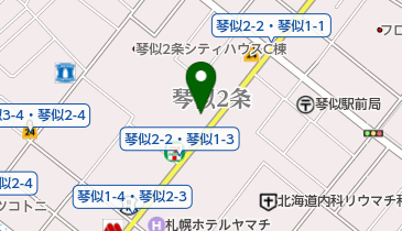 お茶のあづみの地図画像