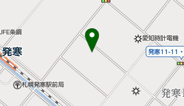 中川特殊鋼株式会社札幌支店の地図画像