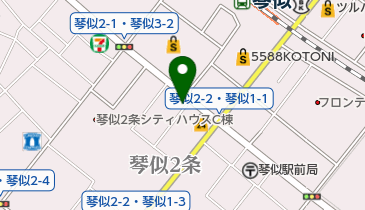 羽田燃料店の地図画像