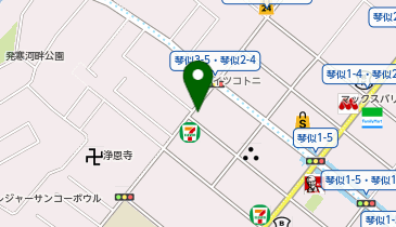 めぐみ美容室の地図画像