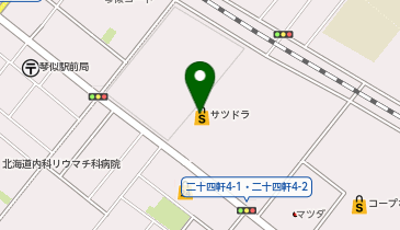 犬のとんとんの地図画像