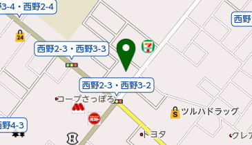 ペットショップビバリーの地図画像