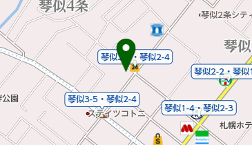 扇の湯の地図画像