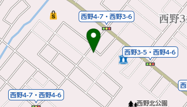 カットオフ西野店の地図画像