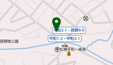 川中理容院の地図画像