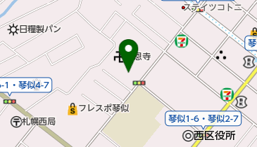 財団法人簾舞霊丘公園の地図画像
