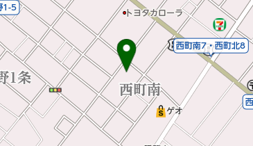 札幌市役所 区役所 西区役所 西町まちづくりセンターの地図画像