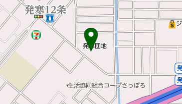 札幌市役所 都市局 発寒集会所の地図画像