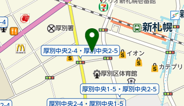 新札幌カイロプラクティックセンターの地図画像