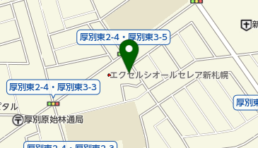 原始林会館の地図画像