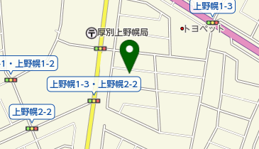 パラグライダー北海道の地図画像