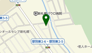 札幌セラピーの地図画像