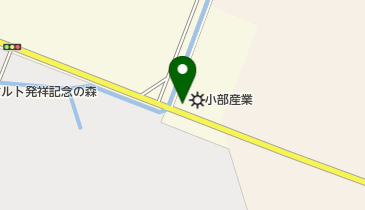 小部産業株式会社 厚別工場の地図画像