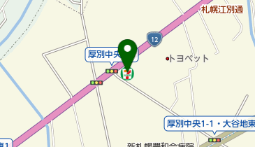 山下商店の地図画像