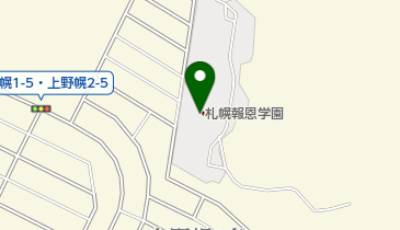 上野幌神社の地図画像