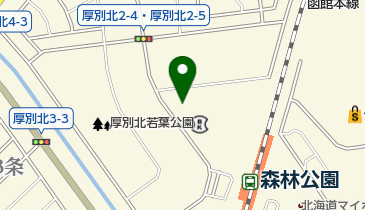 森林公園整骨院の地図画像