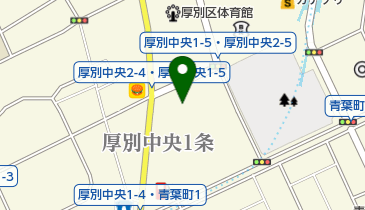 美容室la・coolの地図画像