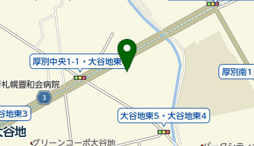 札幌富国株式会社大谷地営業所LPスタンドの地図画像