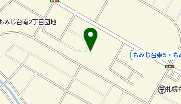 札幌市役所 都市局 もみじ台南第一集会所の地図画像