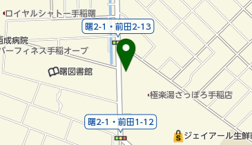 天野マッサージはり治療院の地図画像