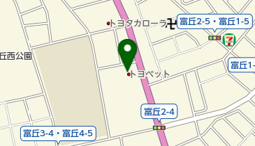 札幌トヨペット株式会社 手稲店の地図画像