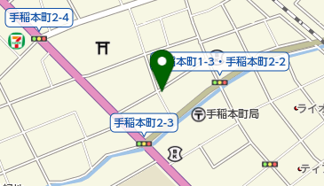 手稲質舗の地図画像