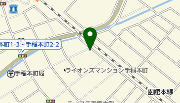 寝具の桧山の地図画像