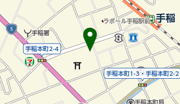 手稲神社の地図画像