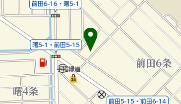 有限会社手稲燃料の地図画像