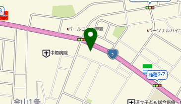 理容美容のあかぎの地図画像