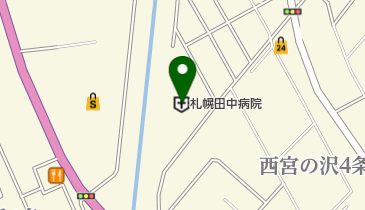 医療法人タナカメディカル札幌田中病院の地図画像