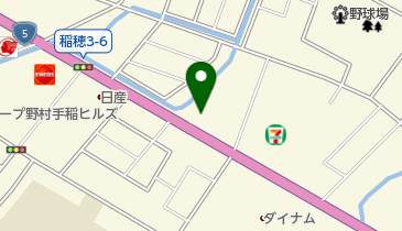 いなほ理容院の地図画像