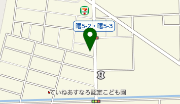 オグラ理容院の地図画像