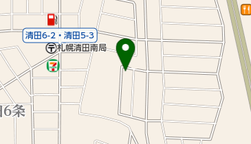 清田ファミリータウン町内会館の地図画像