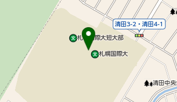 札幌国際大学心理相談研究所相談室の地図画像