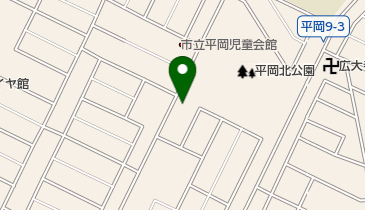 平岡福音キリスト教会の地図画像