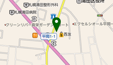 株式会社和らいふ 清田店の地図画像