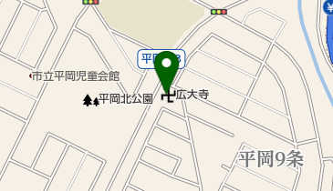 広大寺の地図画像