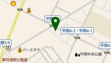 有限会社豊平造園土木の地図画像