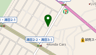 清田動物病院の地図画像