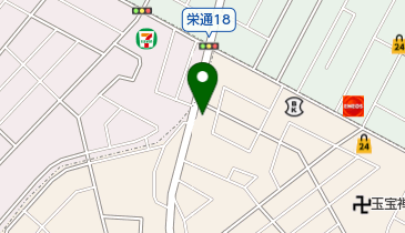 美容室アルテリーネの地図画像