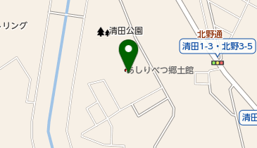 札幌市清田区民センターの地図画像