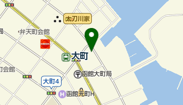 函館町田貿易株式会社の地図画像